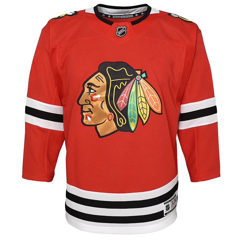 Maillot Premier rouge pour jeunes des Blackhawks de Chicago