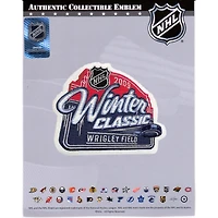 Écusson de maillot de l'emblème national du match de la Classique d'hiver de la LNH 2009 entre les Blackhawks de Chicago et les Red Wings de Detroit