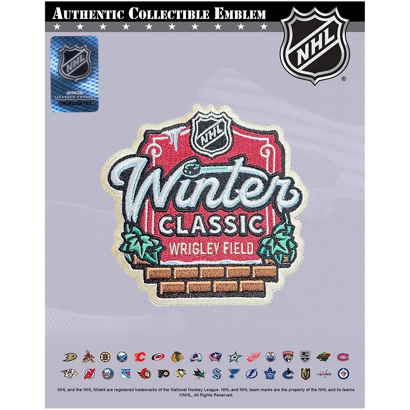 Chicago Blackhawks vs. St. Louis Blues 2025 NHL Winter Classic National Emblem Jersey Patch