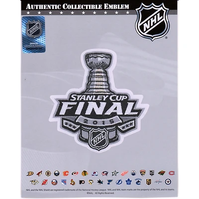 Chicago Blackhawks vs. Tampa Bay Lightning Unsigned 2015 Stanley Cup Final National Emblem Jersey Patch