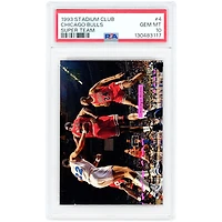 Chicago Bulls 1993-94 Topps Stadium Club Super Team #4 PSA Authenticated 10 Card