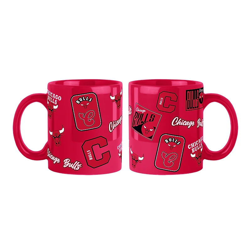 Chicago Bulls 2-Pack 15oz. Color Mug Set