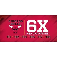 Chicago Bulls 6-Time NBA Finals Champions 12" Replica Larry O'Brien Trophy with Sublimated Plate
