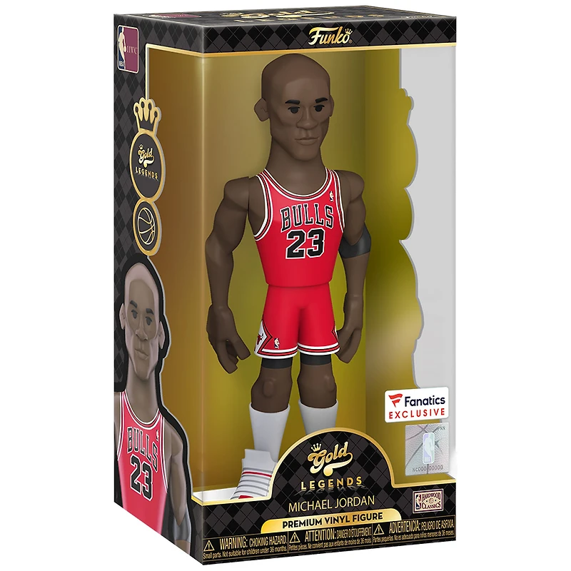 Funko Michael Jordan Chicago Bulls Fanatics exclusif 12 pouces. Populaire! Figurine OR en vinyle haut de gamme