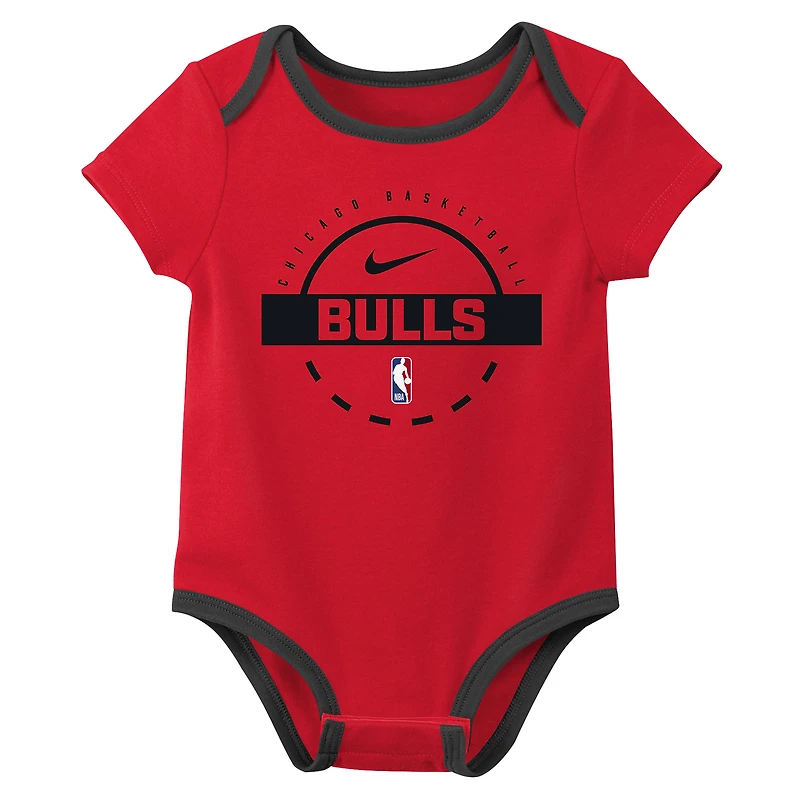 Infant & Newborn Nike Chicago Bulls Two-Piece Bodysuit Set