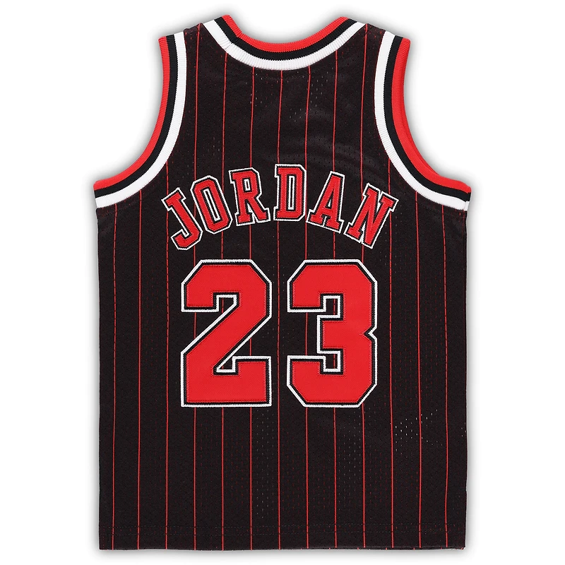 Infant Mitchell & Ness Michael Jordan Black Chicago Bulls 1996/97 Hardwood Classics Authentic Jersey