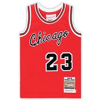 Maillot authentique Mitchell & Ness Michael Jordan rouge Chicago Bulls 1984/85 Hardwood Classics