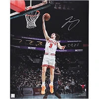 Josh Giddey Chicago Bulls Autographed 16" x 20" Layup Spotlight Photograph