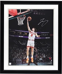 Josh Giddey Chicago Bulls Autographed 16" x 20" Layup Spotlight Photograph