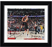 Josh Giddey Chicago Bulls Autographed 8" x 10" Game Winner vs. Lakers Photograph with "Game Winner 3-27-25" Inscription
