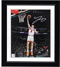 Josh Giddey Chicago Bulls Autographed 8" x 10" Layup Spotlight Photograph