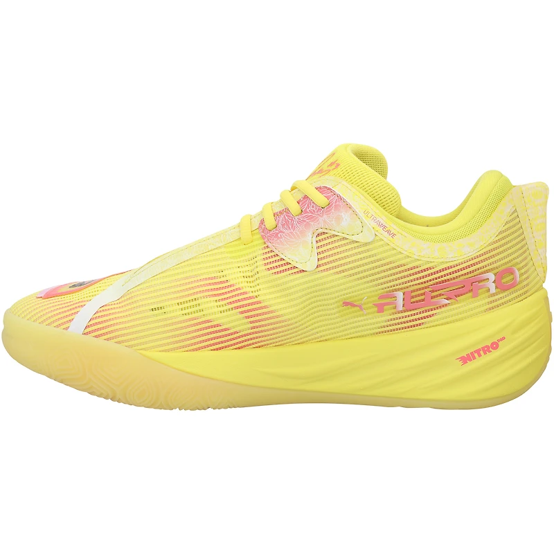 Josh Giddey Chicago Bulls Autographed Player-Issued Yellow Puma Shoes from the 2025-26 NBA Season