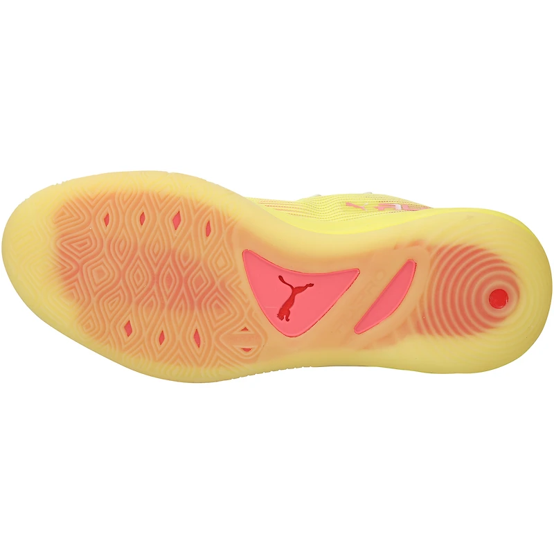 Josh Giddey Chicago Bulls Autographed Player-Issued Yellow Puma Shoes from the 2025-26 NBA Season