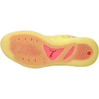 Josh Giddey Chicago Bulls Autographed Player-Issued Yellow Puma Shoes from the 2025-26 NBA Season
