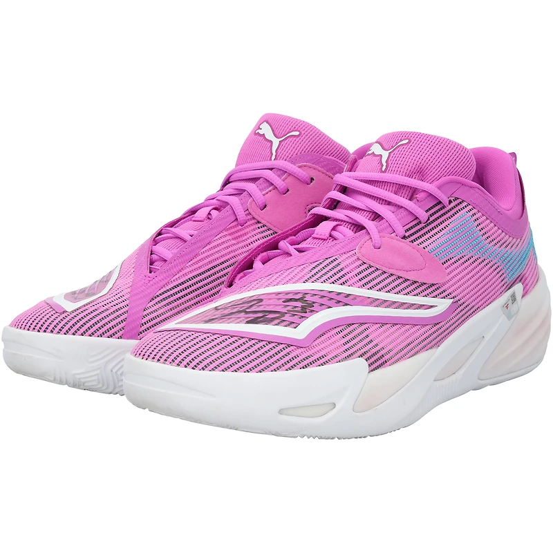 Josh Giddey Chicago Bulls Autographed Player-Worn Purple Puma Shoes from the 2025-26 NBA Season
