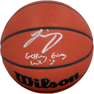 Josh Giddey Chicago Bulls Autographed Wilson Authentic Series Indoor/Outdoor Basketball with "Getting Giddey With It!" Inscription