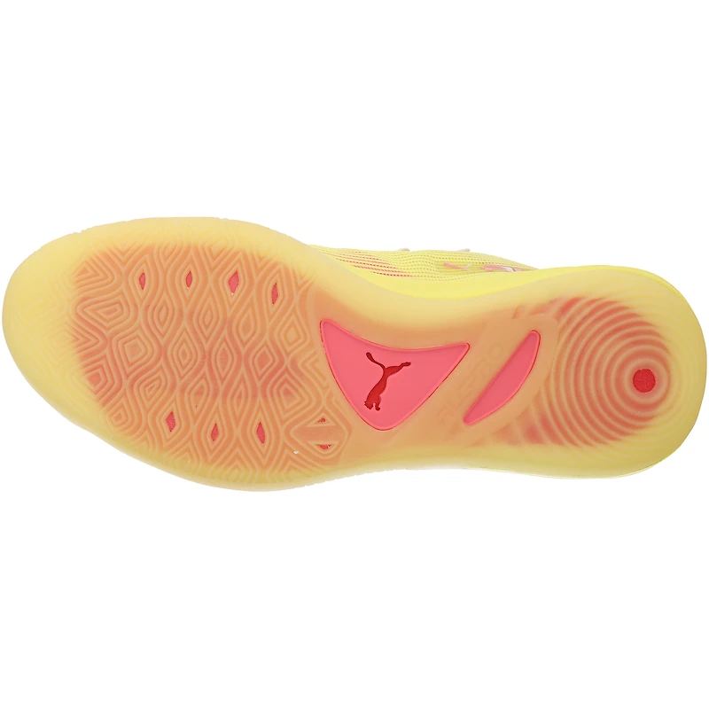 Chaussures Puma jaunes portées par Josh Giddey, joueur des Chicago Bulls, lors de la saison NBA 2025-2026.
