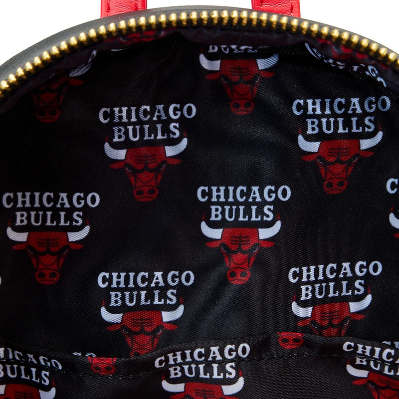 Loungefly Chicago Bulls Patches Mini Backpack