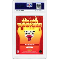 Matas Buzelis Chicago Bulls 2024-25 Panini Donruss Optic Fast Break Red Hot Rookies #1 PSA Authenticated 10 Rookie Card