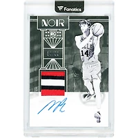 Matas Buzelis Chicago Bulls Autographed 2024-25 Panini Noir B&W Relic #310 #34/99 Rookie Card