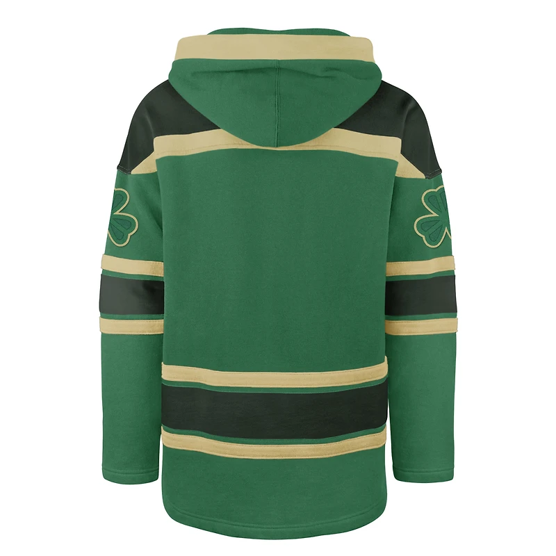 Sweat à capuche lacets McLucky Superior '47 Kelly Green Chicago Bulls pour homme