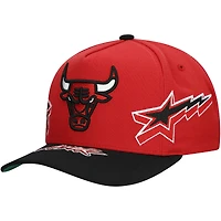 Casquette ajustable Mitchell & Ness Chicago Bulls AS2K Stars Pro Crown pour homme, rouge/noir