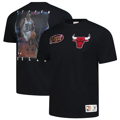 T-shirt Mitchell & Ness Scottie Pippen pour homme, noir, Chicago Bulls, Hardwood Classics, NBA Legends