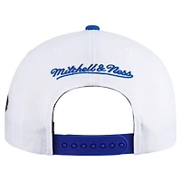 Casquette ajustable Mitchell & Ness blanche Chicago Bulls Core Pro Crown pour homme