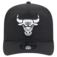 Men's New Era Black Chicago Bulls Injection Everyday Golfer Adjustable Hat