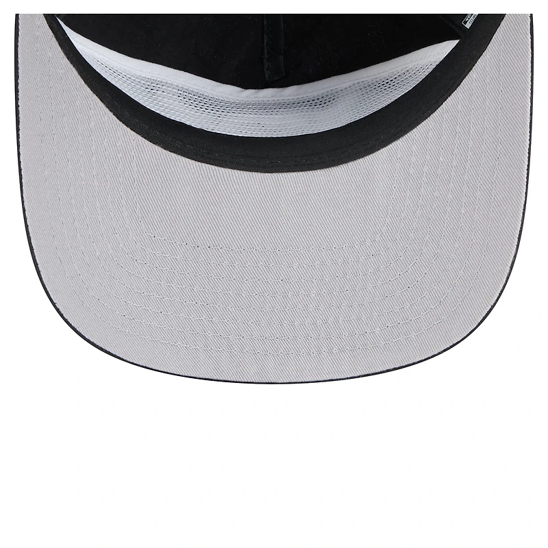 Men's New Era Black Chicago Bulls Injection Everyday Golfer Adjustable Hat