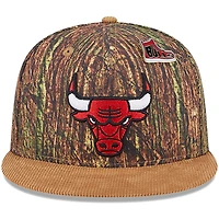 Pin Snapback 9FIFTY Victory Grove Forest de New Era pour homme avec motif camouflage des Chicago Bulls