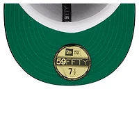 Men's New Era  Red/Black Chicago Bulls Throwback Satin Vintage Pin Two-Tone 59FIFTY Fitted Hat