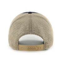 Men's '47 Black/Tan Chicago Bulls Wabash Patch Clean Up Adjustable Hat