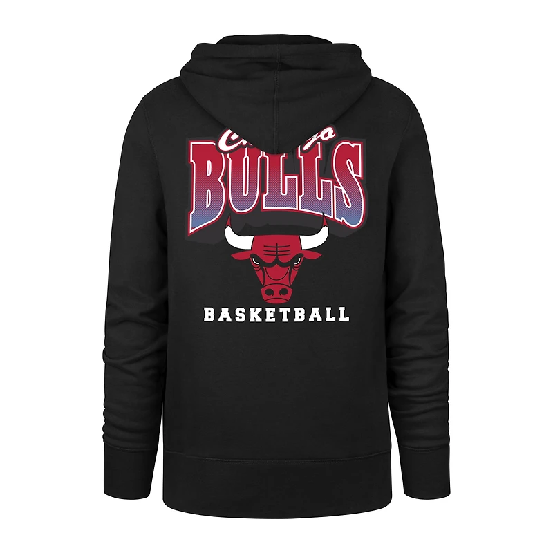 Men's '47 Black Chicago Bulls 2025/26 City Edition Jab Step Headline Hoodie