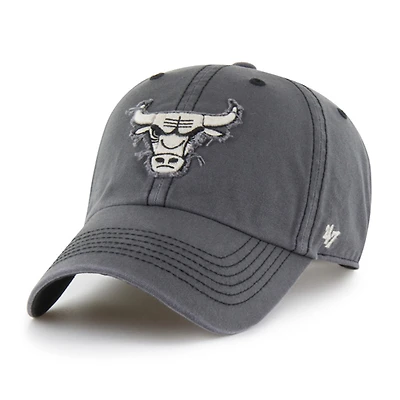 Casquette ajustable Chicago Bulls Scupper Rough Edge Applique Clean Up '47 anthracite pour homme