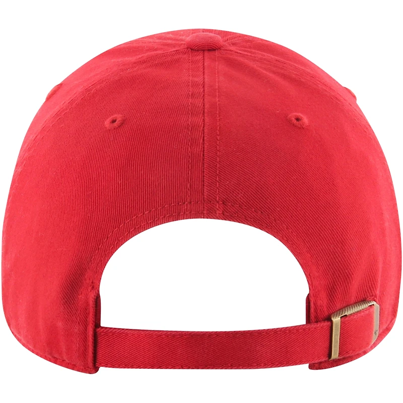 Casquette ajustable Clean Up '47 Red Chicago Bulls Core Wordmark pour hommes