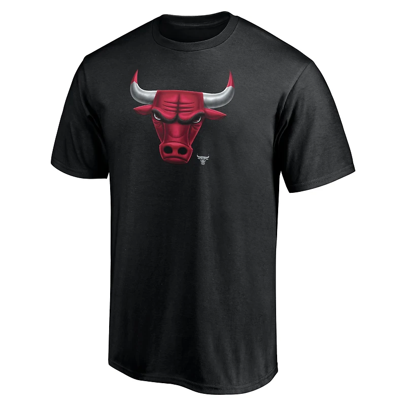 Men's Black Chicago Bulls Midnight Mascot T-Shirt