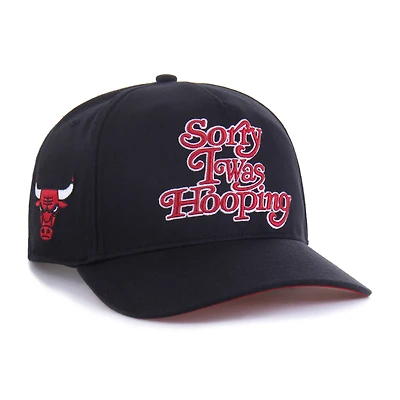 Men's Brand Seen by '47 Black Chicago Bulls Sorry I Was Hooping Hitch Adjustable Hat