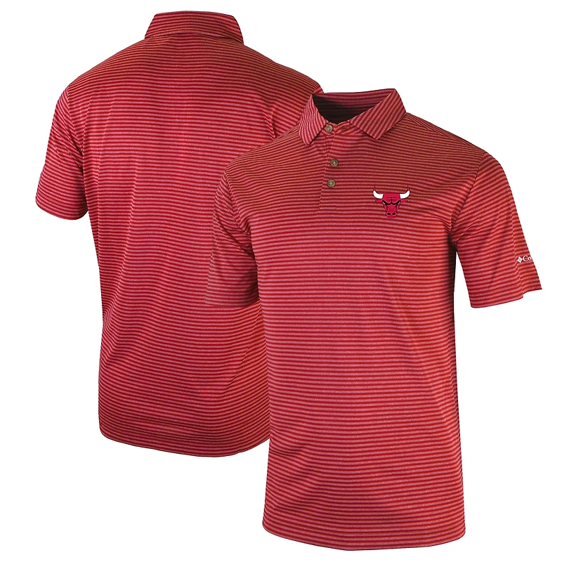 Polo Omni-Wick Club Invite II pour homme Columbia Red Chicago Bulls FW23