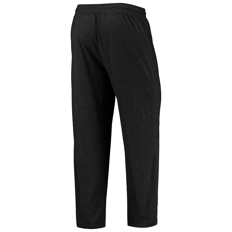 Ensemble de nuit pour homme avec t-shirt à manches longues et pantalon Concepts Sport Chicago Bulls noir/rouge
