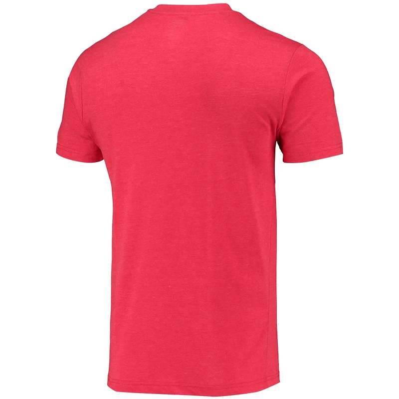 Ensemble de nuit haut et short Concepts Sport noir/rouge des Chicago Bulls pour homme