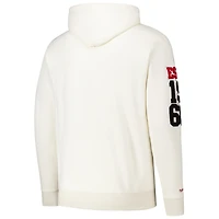 Sweat à capuche classique en chenille Chicago Bulls Sswagger pour homme, couleur crème