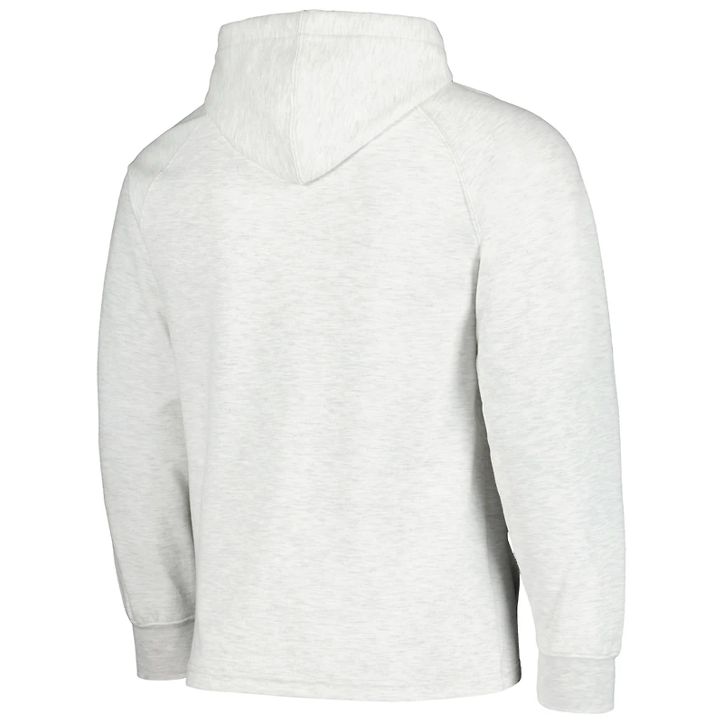 Sweat à capuche tri-mélange Softhand Raglan Fanatics Ash Chicago Bulls pour hommes