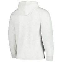 Sweat à capuche tri-mélange Softhand Raglan Fanatics Ash Chicago Bulls pour hommes