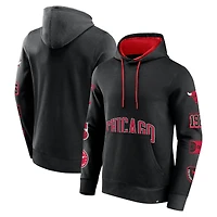Sweat à capuche noir Fanatics pour hommes des Chicago Bulls Home Court