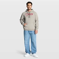 Men's Fanatics Off White Chicago Bulls Crossover Collection Blocked Shot Premium Pullover Hoodie