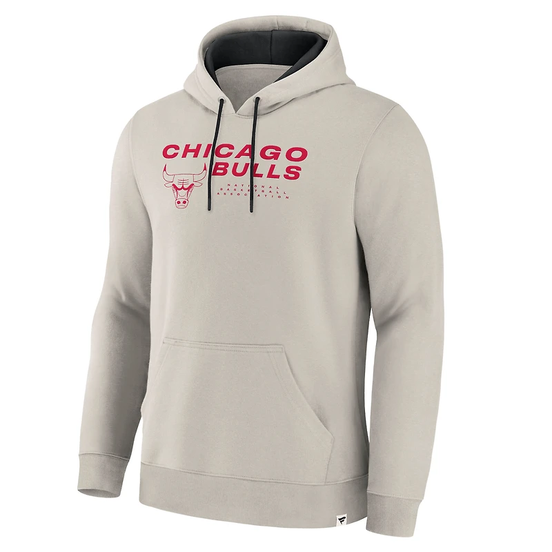 Sweat à capuche premium Fanatics Off White Chicago Bulls Crossover Collection Blocked Shot pour homme