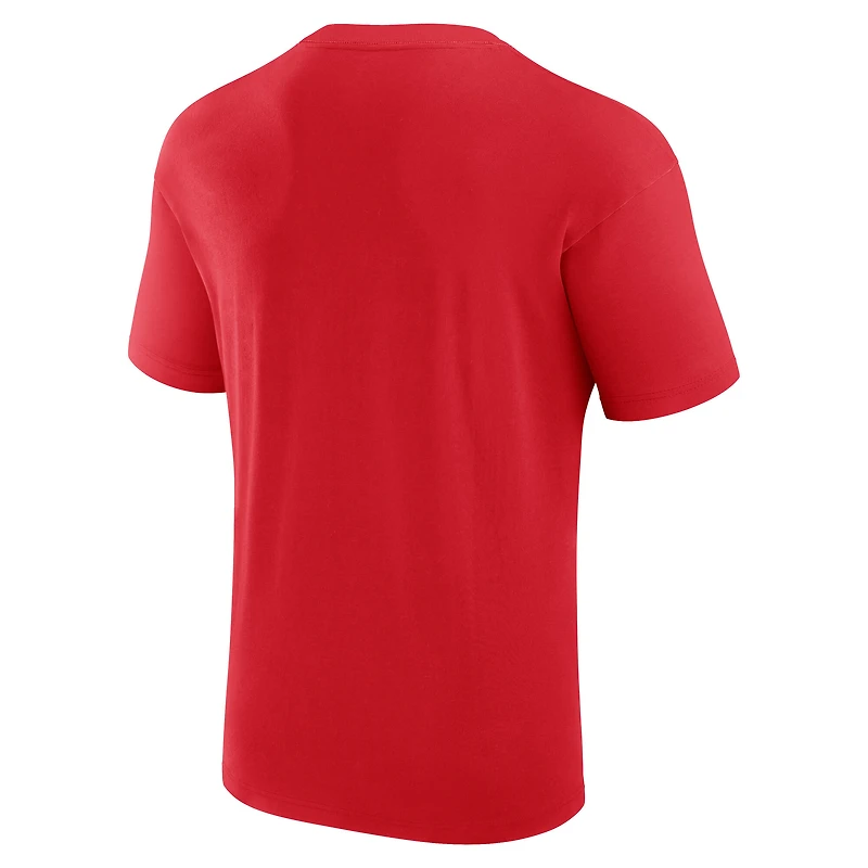 T-shirt de presse Full Court la collection Fanatics Red Chicago Bulls pour homme