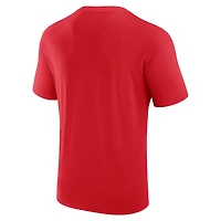 T-shirt de presse Full Court la collection Fanatics Red Chicago Bulls pour homme