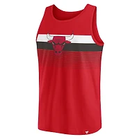 Débardeur rouge Fanatics Chicago Bulls Wild Game pour hommes